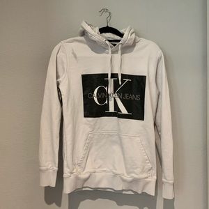 Calvin Klein White Hoodie